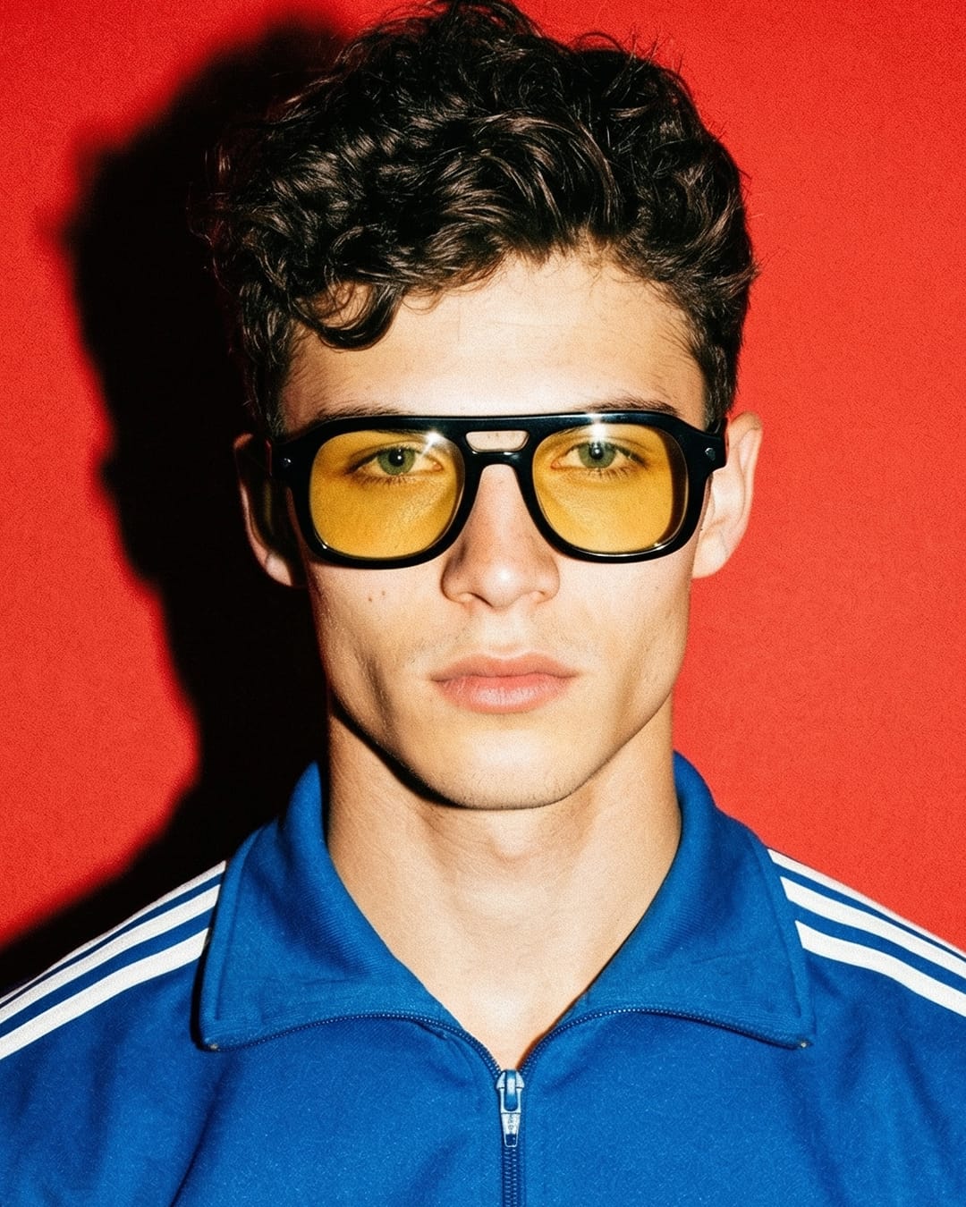 Lunettes Pawa Vegeta noir brillant avec verres dégradés chez opticien Paris 1er