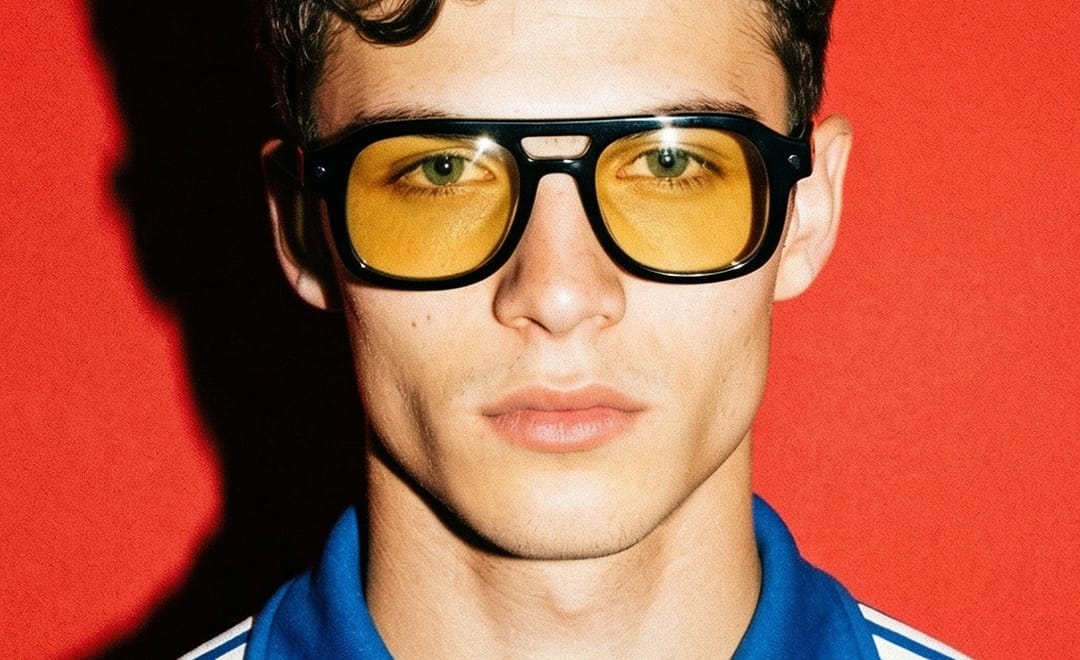 Lunettes Pawa Vegeta noir brillant avec verres dégradés chez opticien Paris 1er