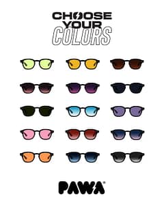 Collection Pawa Eyewear verres colorés Tokyo style Paris Collection de lunettes Pawa Eyewear aux verres colorés disponible chez The House of Eyewear opticien créateur Paris 1er