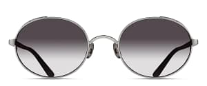 monture solaire homme matsuda M3137 vintage ovale metal titane silver verres gris degradé monture solaire homme matsuda M3137 vintage ovale metal titane silver verres gris degradé