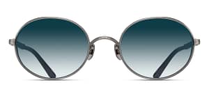 monture solaire homme femme Matsuda M3137 métal titane ovale coque silver verres degradé monture solaire homme femme Matsuda M3137 métal titane ovale coque silver verres degradé