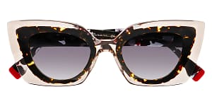 monture solaire femme face a face halos 1 acetate epaisse cristal écaille foncée bout rouge monture solaire femme face a face halos 1 acetate epaisse cristal écaille foncée bout rouge