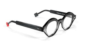 Monture acetate noir gris ronde homme femme Sabine BE be smile line Monture acetate noir gris ronde homme femme Sabine BE be smile line