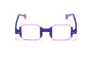 monture optique homme femme Sabine Be petite carré combiné rose violet Be Square monture optique homme femme Sabine Be petite carré combiné rose violet Be Square