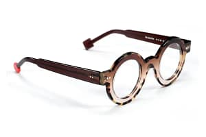 monture optique femme Sabine Be Be pop line ronde marron translucide épaisse monture optique femme Sabine Be Be pop line ronde marron translucide épaisse
