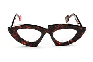 Sabine Be Be Queen écaille foncée face lunettes Sabine Be Be Queen écaille foncée face monture oversize design français opticien Paris