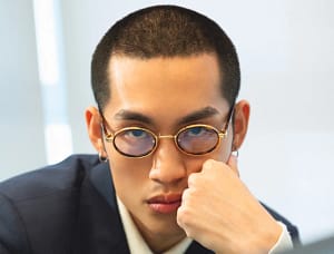 monture optique homme LGR lions of ethiopia Karnak ovale dorée ecaille monture optique homme LGR lions of ethiopia Karnak ovale dorée ecaille