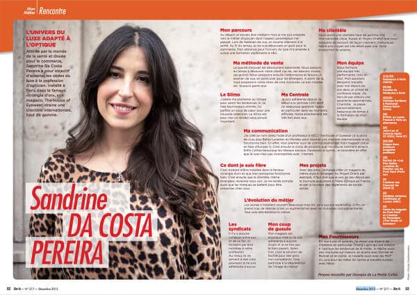 House of eyewear - presse Bien vu