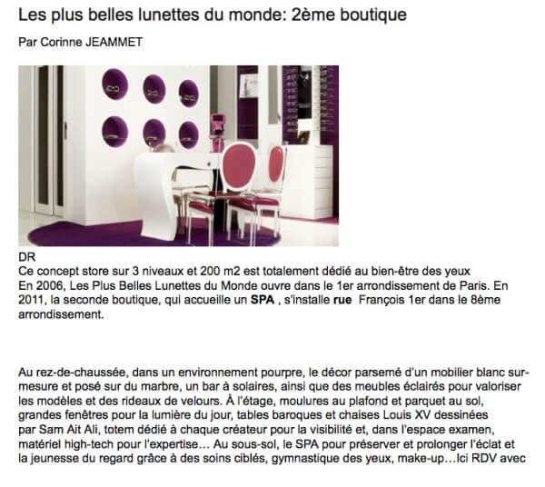 House of eyewear - presse France 3-1