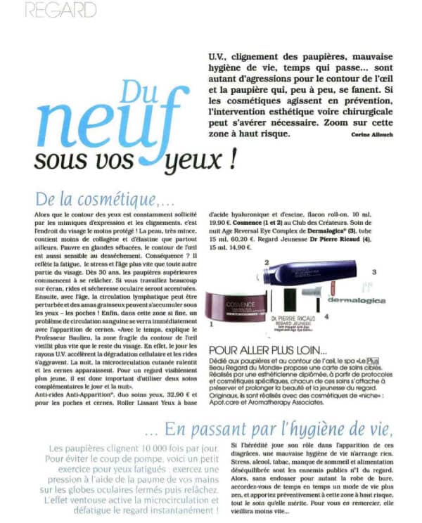 House of eyewear - presse Côté beauté