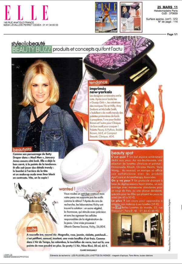 House of eyewear - presse Elle 2