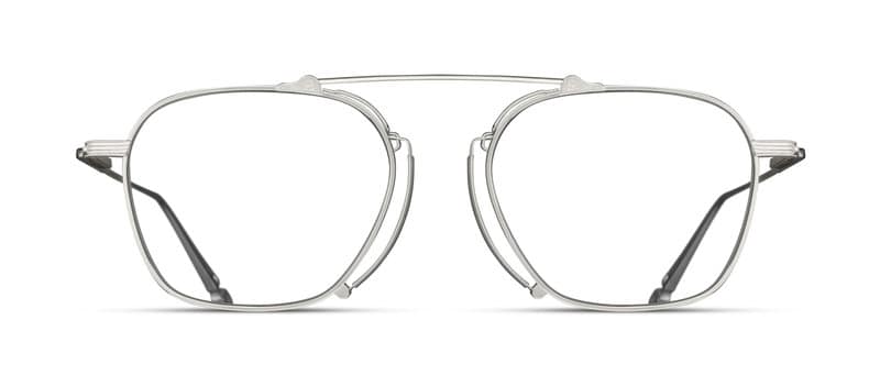 monture optique homme femme matsuda m3129 pilote carré fine métal titane argent monture optique homme femme matsuda m3129 pilote carré fine métal titane argent