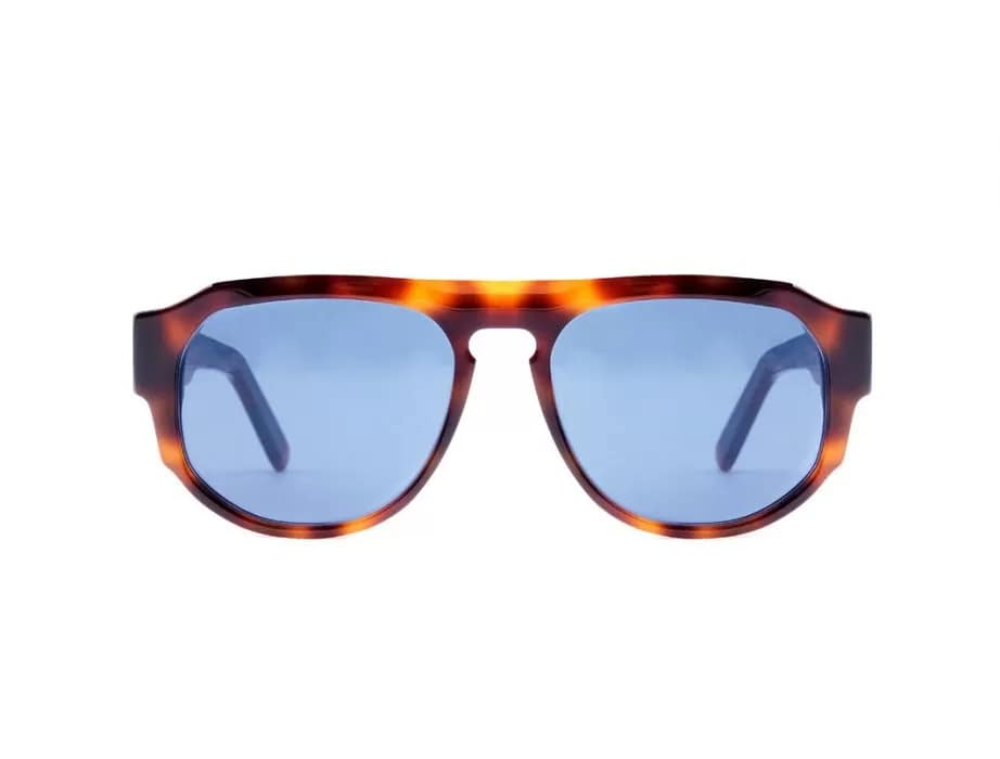 monture solaire homme femme lgr asmara II acetate epaisse pilote ecaille verre bleu