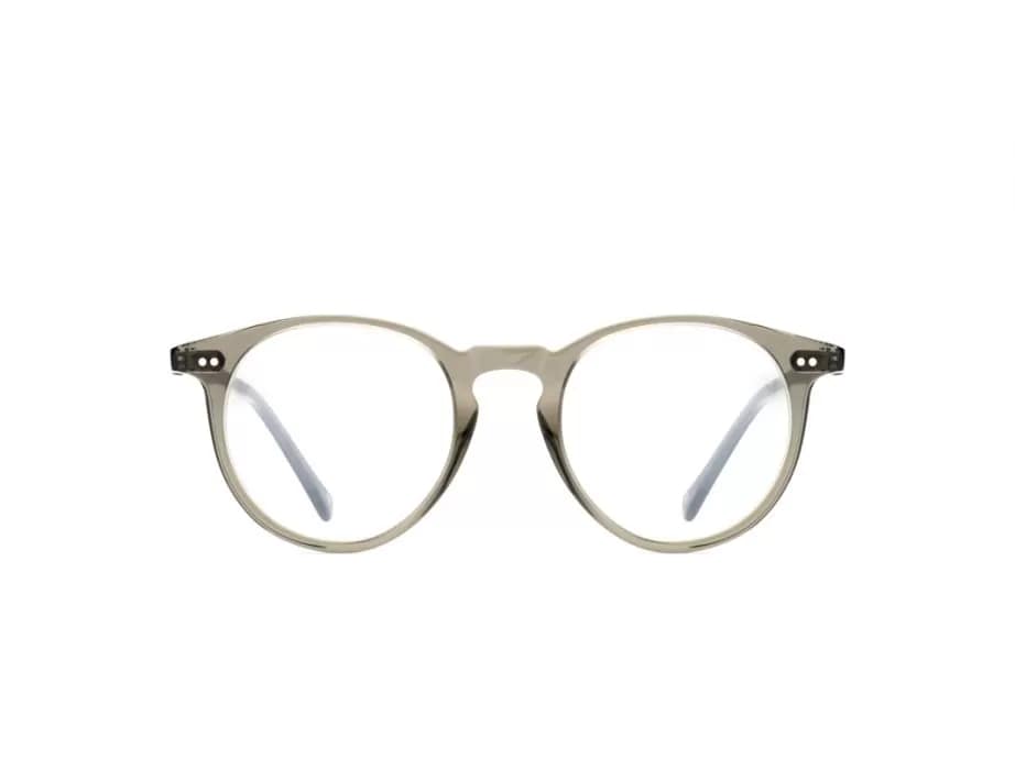 monture optique homme femme lgr dancalia acetate ronde pantos fine gris transparent