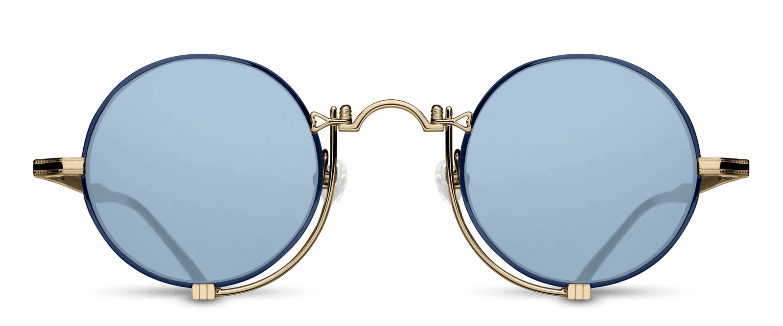 monture solaire homme femme matsuda heritage m10103H ronde vintage titane gold noir