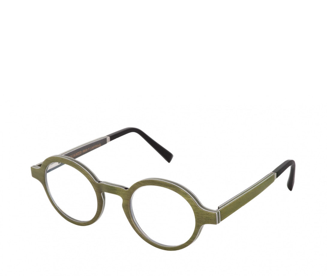 monture optique homme femme gold and wood zao ronde bois marron