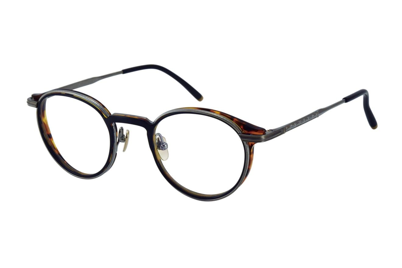 monture optique homme femme masunaga kenzo takada anemone ronde acetate ecaille branche titane