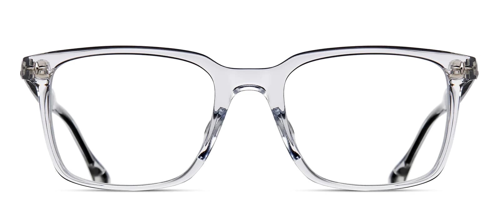 monture optique homme matsuda m1035 acetate rectangulaire cristal blanc gris