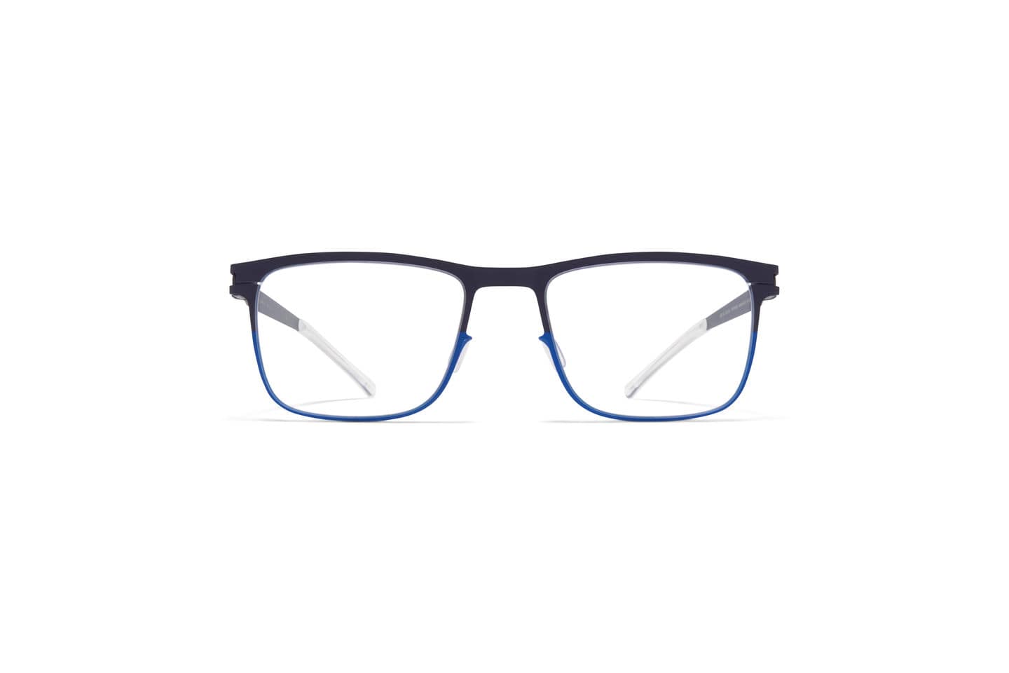 Monture optique homme Mykita Armin carré bi colore noir bleu