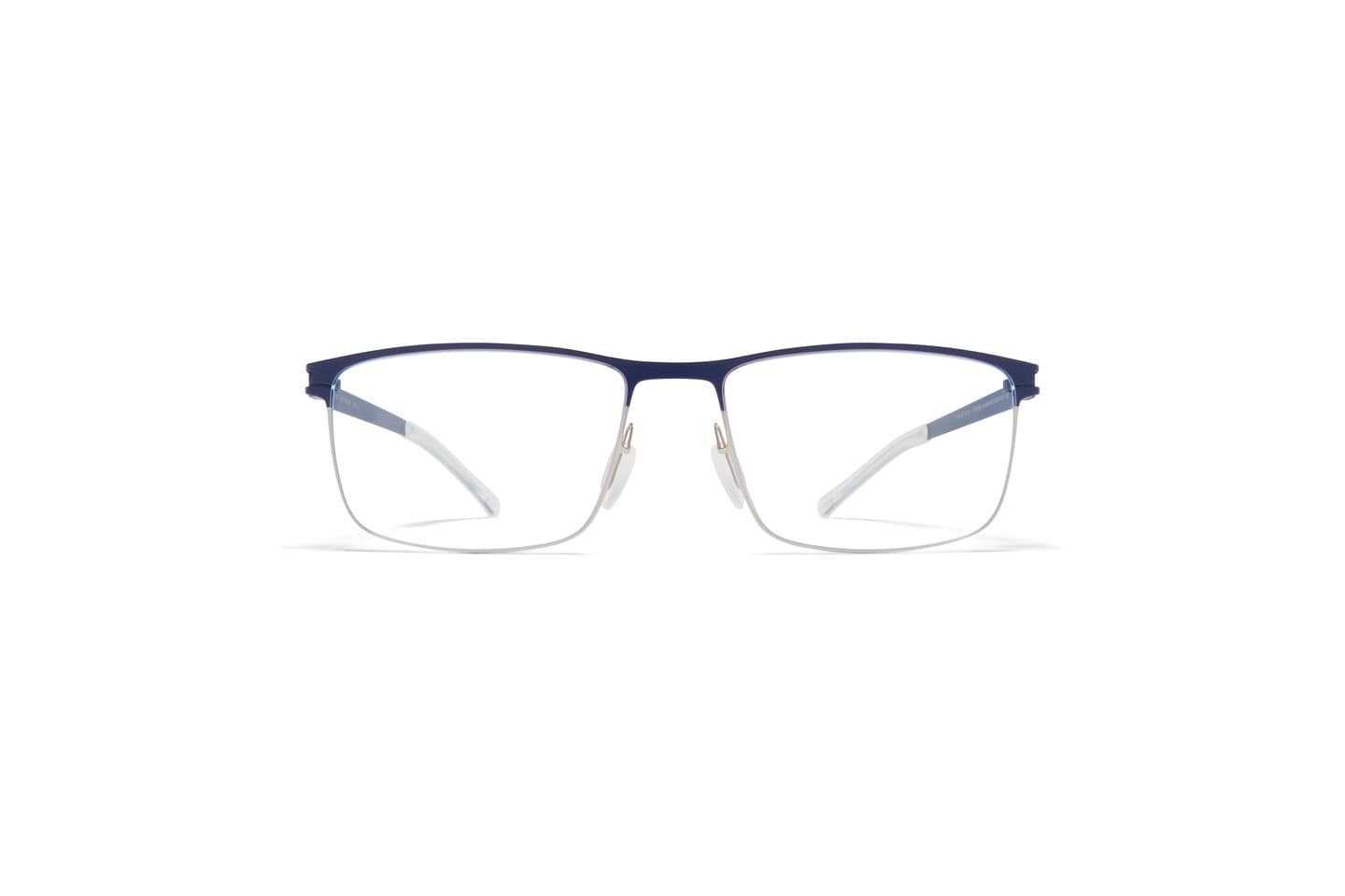 monture optique homme mykita xander titane rectangulaire bleu