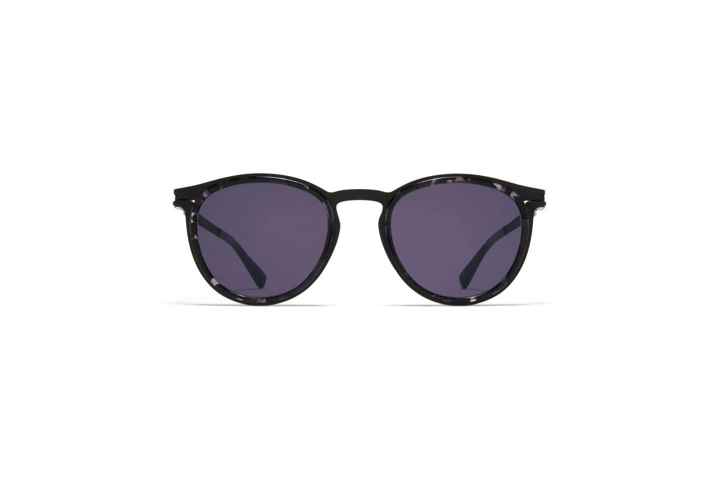 monture solaire homme femme mykita siwa combine acetate grande ronde pantos noir ecaille noir
