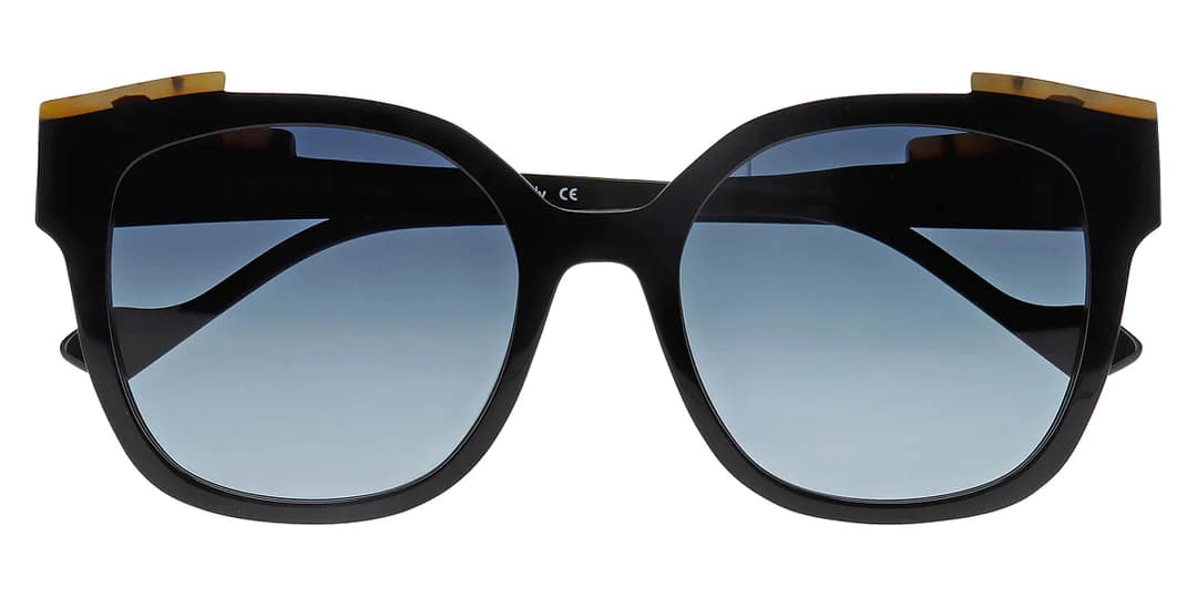 monture solaire femme face a face tilde 2 grande acetate epaisse noire