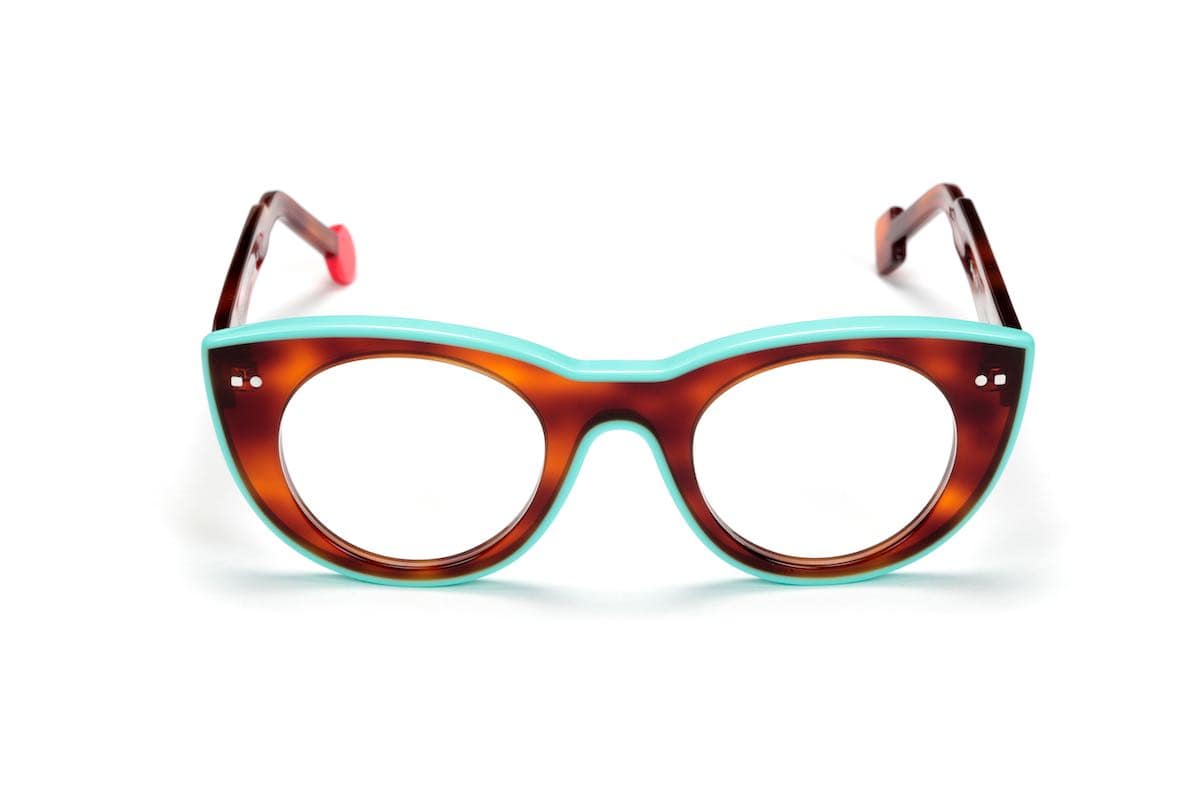 monture optique femme sabine be acetate epaisse papillon ecaille bleu be cute