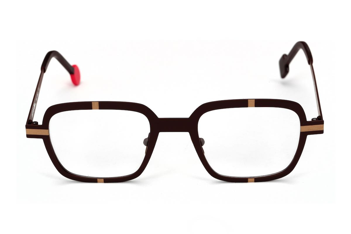 monture optique homme femme sabine be metal carré noire beige be perfect