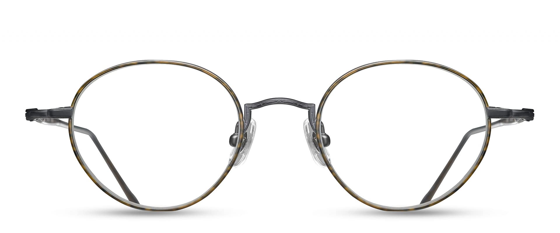 monture optique homme matsuda heritage m10189H ronde pantos titane vintage antique gold marron