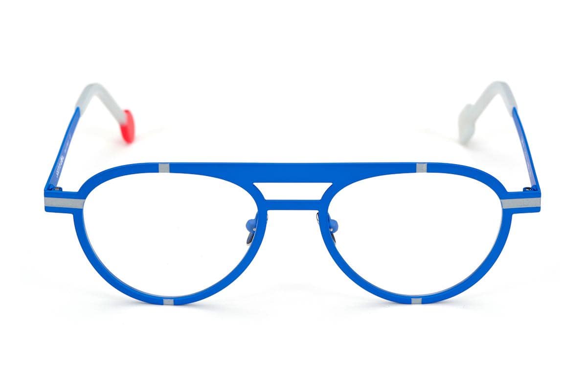 monture optique homme femme Sabine Be pilote métal bleu gris blanc Be Chill