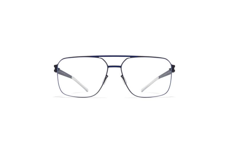 Monture optique homme Mykita Don pilote titane noir grand visage