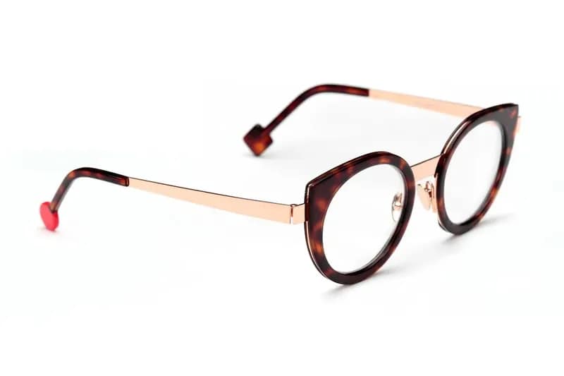 Monture écaille dorée combiné papillon femme be sweet SABINE BE