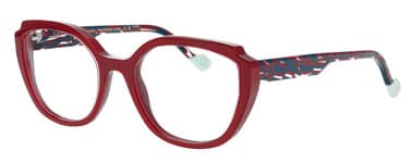 monture lunette créateur nooks 1 face à face papillon bordeaux acétate originale optique