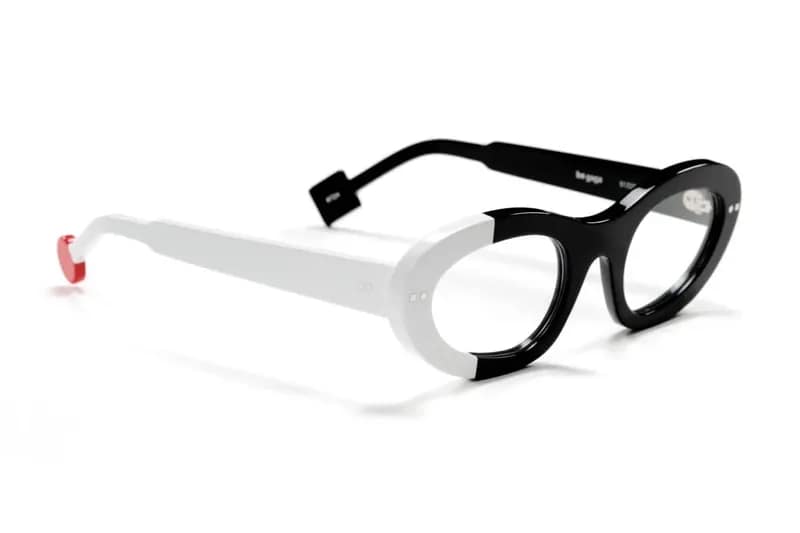 monture femme Sabine Be Be gaga papillon noire blanc épaisse