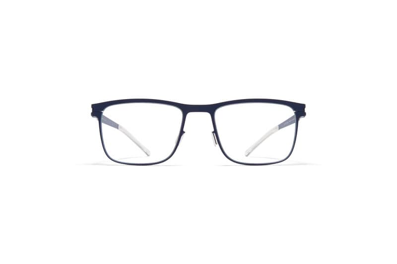 monture lunette createur armin mykita rectangle bleu titane originale optique