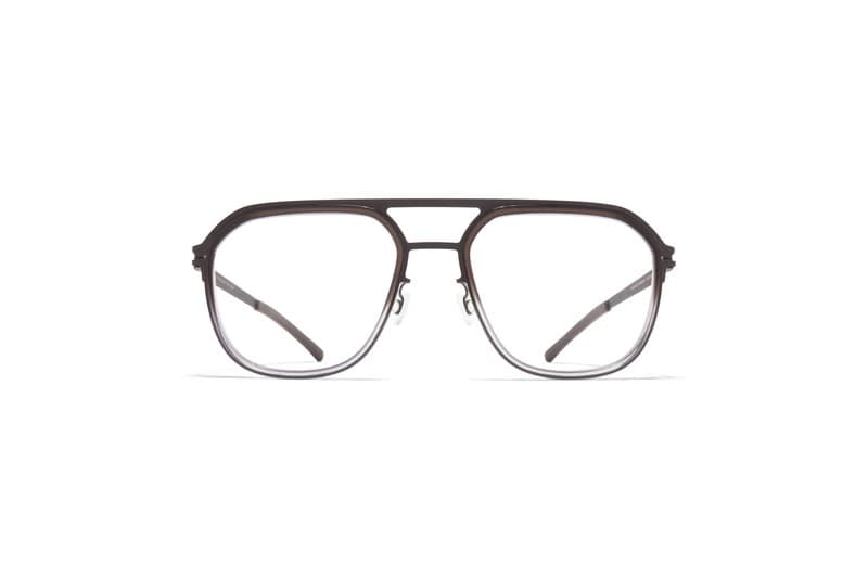 monture lunette createur colton mykita pilote grise combiné originale optique