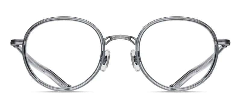 monture lunette créateur M3134 matsuda ronde argent métal originale optique