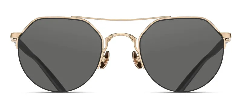 monture lunette créateur M3141 matsuda pilote doré titane originale solaire