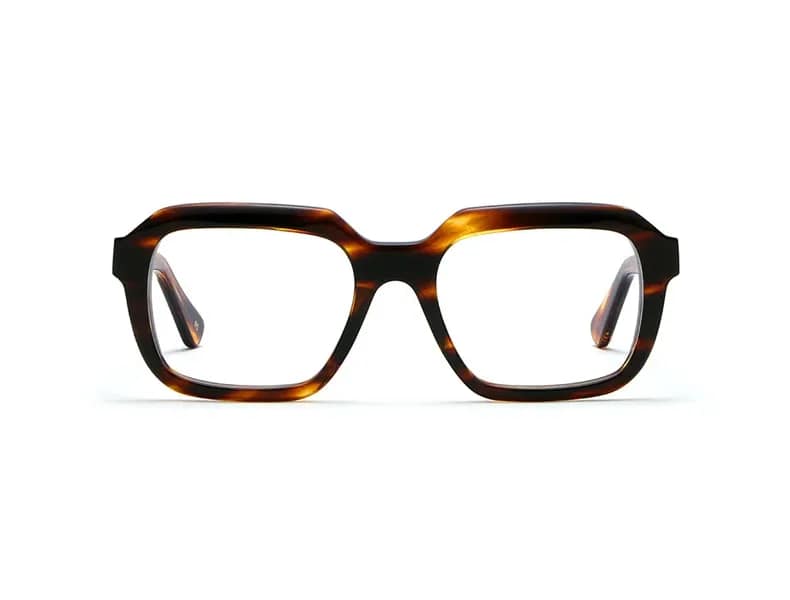 monture lunette créateur raffaello lgr rectangle ecaille acétate originale optique