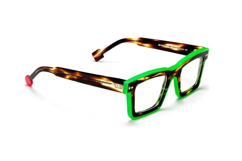 monture optique homme femme sabine be acetate epaisse carré rectangle ecaille verte be bobo