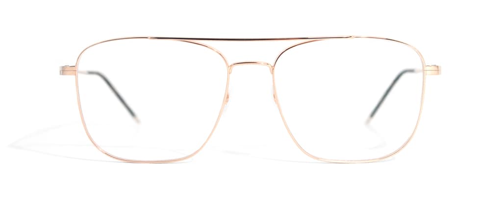 monture optique homme femme gotti dickens metal pilote gold