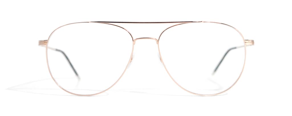 monture optique homme femme gotti dillon metal pilote gold