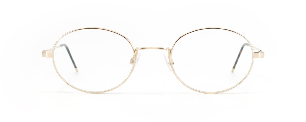 monture optique homme femme gotti adesso metal oval gold