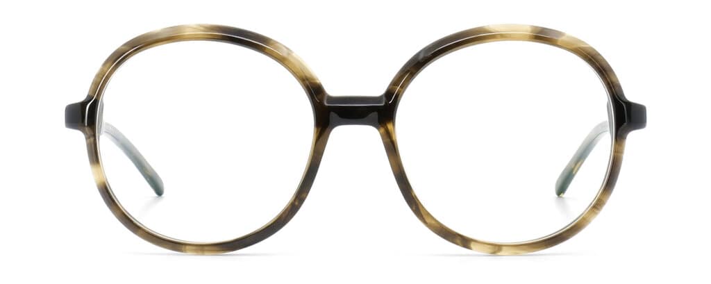 monture optique femme gotti hover grande ronde acetate marron ecaille