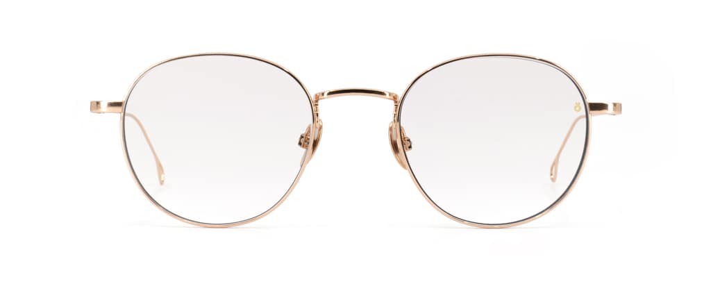 monture optique homme femme gotti precious objects PO01 rose gold verres gris