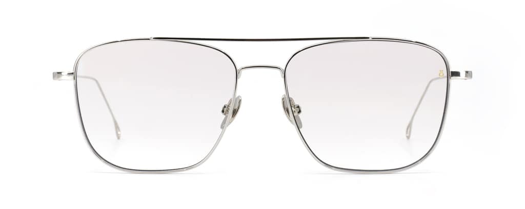 monture optique homme femme gotti precious objects PO04 silver verres gris