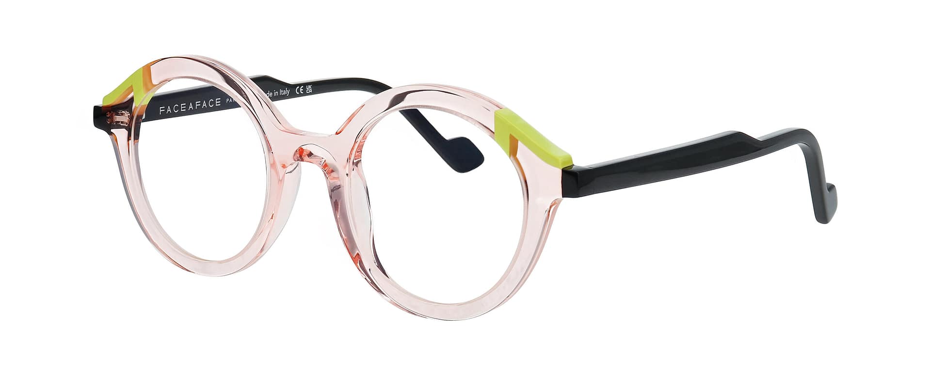 Face à Face GLIMPS 2 rose noir vue 3-4