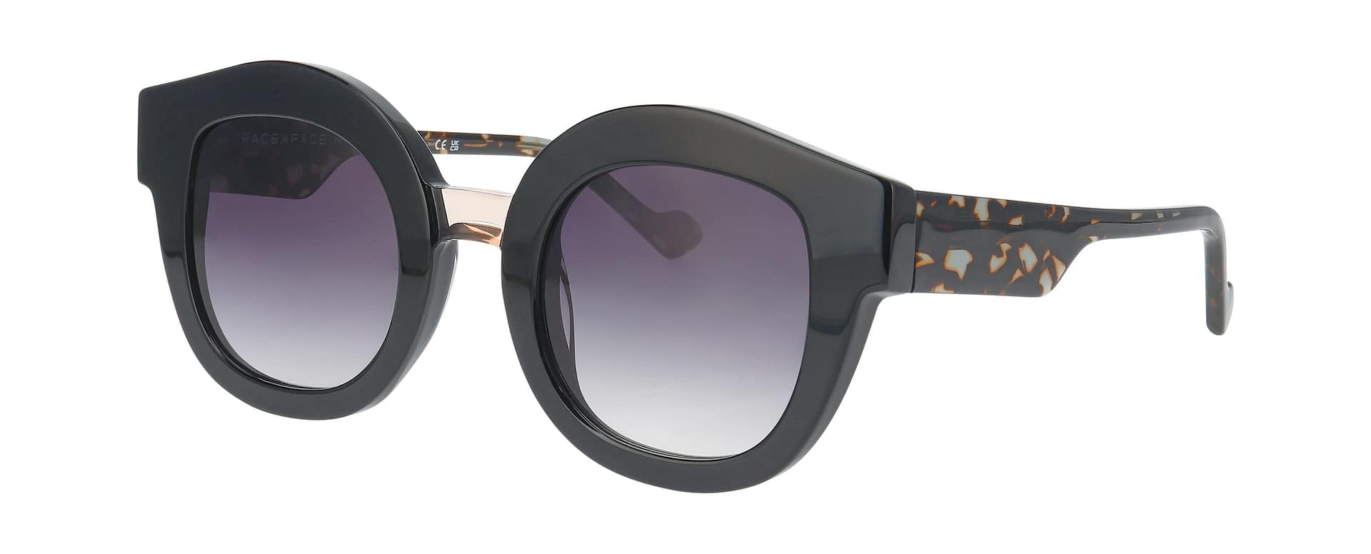 Face à Face FLOW 1 solaire noire trois-quarts