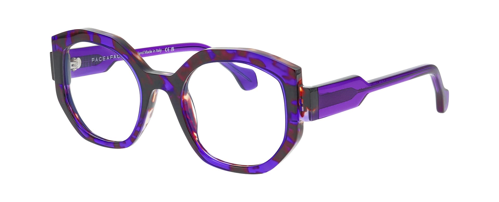 Face à Face MINDS 1 violet et rouge vue 3/4