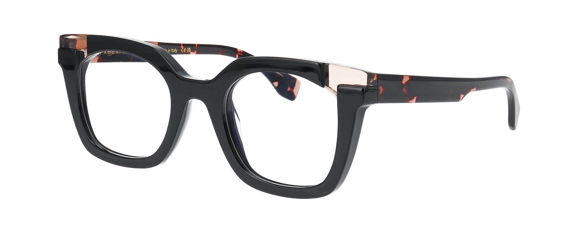 Face à Face Friday 2 noir et écaille vue 3-4